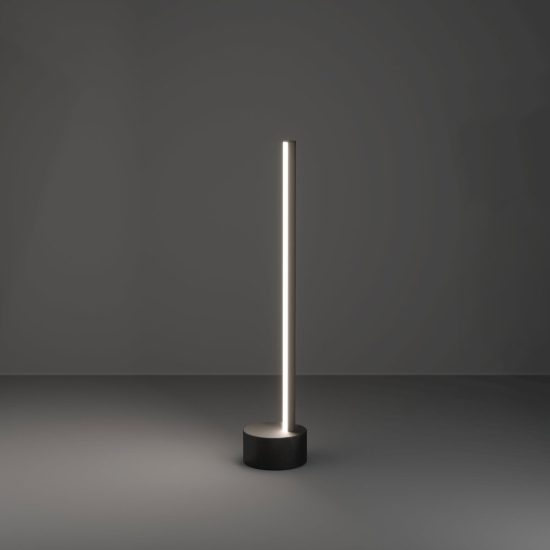 Eglo flatron z lampada da tavolo led 12w rgb 2700k 6500k dimmerabile con telecomando nera design moderna