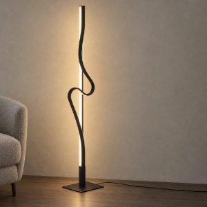 Eglo cotillas z lampada da terra led 20w rgb 2700k 6500k dimmerabile per camera da letto nero