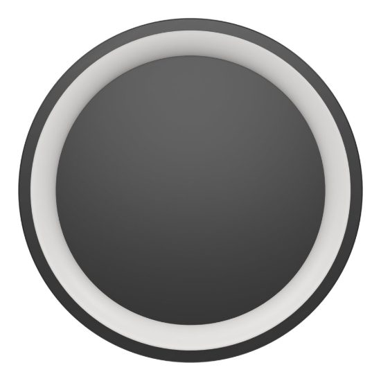 Eglo loretello z plafoniera nera led 19.6w rgb 2700k 6500k dimmerabile con controllo smart