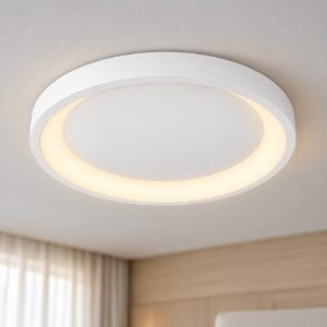 Eglo loretello z plafoniera led 19.6w rgb 2700k 6500k dimmerabile con controllo smart bianca
