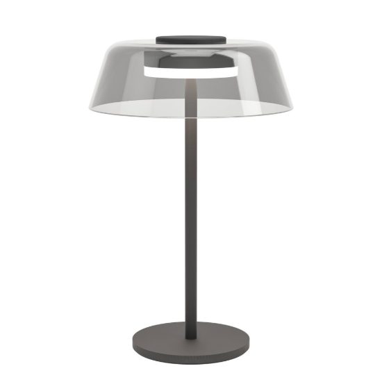 Eglo arroyo z abat-jour per camera da letto nera led 7.2w rgb 2700k 6500k dimmerabile con controllo smart
