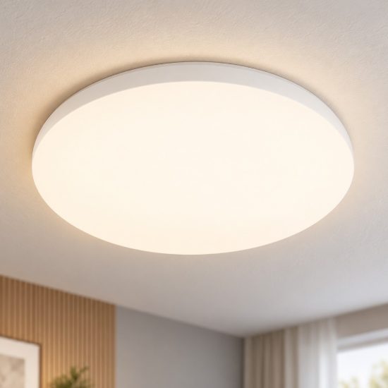Eglo frania plafoniera led 14.6w 4000k 33cm moderna rotonda bianca