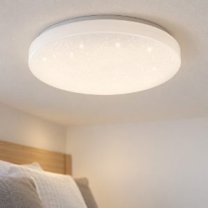 Eglo totari z plafoniera led 19.2w cct 2700k 6500k dimmerabile con telecomando bianca