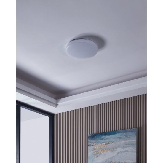 Eglo totari z plafoniera led 19.2w cct 2700k 6500k dimmerabile con telecomando bianca