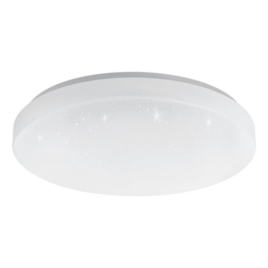 Eglo totari z plafoniera led 19.2w cct 2700k 6500k effetto cristallo dimmerabile con controllo smart bianca