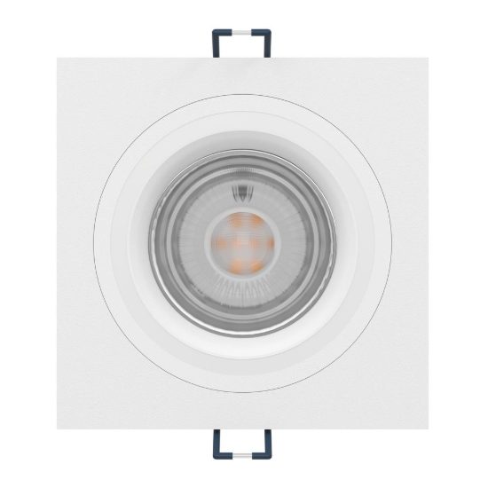 Eglo carosso z faretto quadrato da incasso led 4.7w rgb 2700k 6500k dimmerabile con controllo smart bianco per corridoio