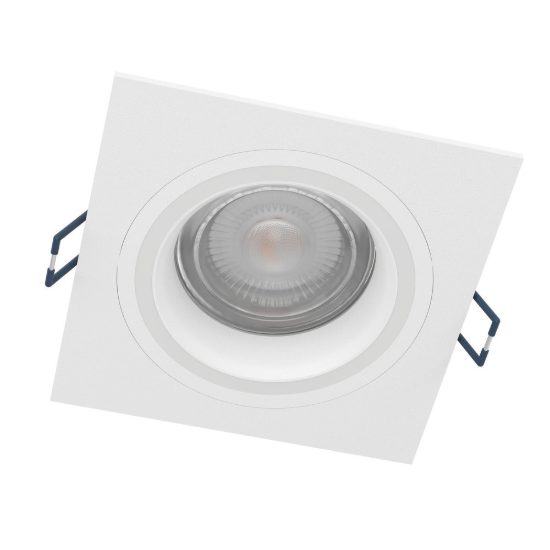 Eglo carosso z faretto quadrato da incasso led 4.7w rgb 2700k 6500k dimmerabile con controllo smart bianco per corridoio