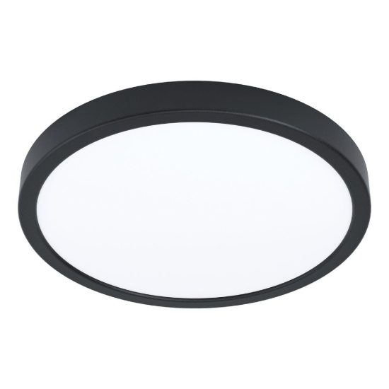Eglo fueva 6 z plafoniera nera led 14.3w rgb 2700k 6500k dimmerabile con controllo smart
