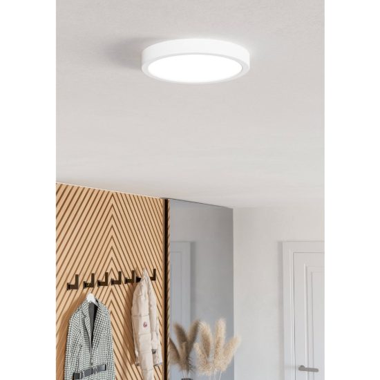 Eglo fueva 6 z plafoniera led 11.2w rgb 2700k 6500k dimmerabile bianca