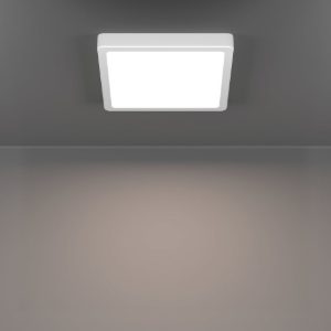 Eglo fueva 6 z plafoniera led 10.5w rgb 2700k 6500k dimmerabile con controllo smart bianca