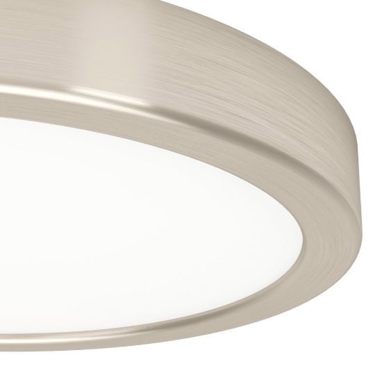 Eglo fueva 6 z plafoniera led 11.2w rgb 2700k 6500k dimmerabile con controllo smart nichel opaco