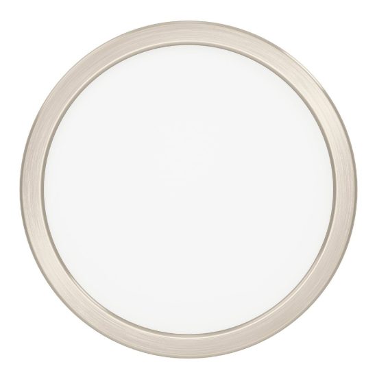 Eglo fueva 6 z plafoniera led 11.2w rgb 2700k 6500k dimmerabile con controllo smart nichel opaco