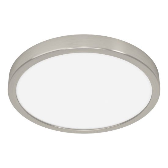 Eglo fueva 6z plafoniera led 14.3w rgb 2700k 6500k dimmerabile con controllo smart nichel opaco