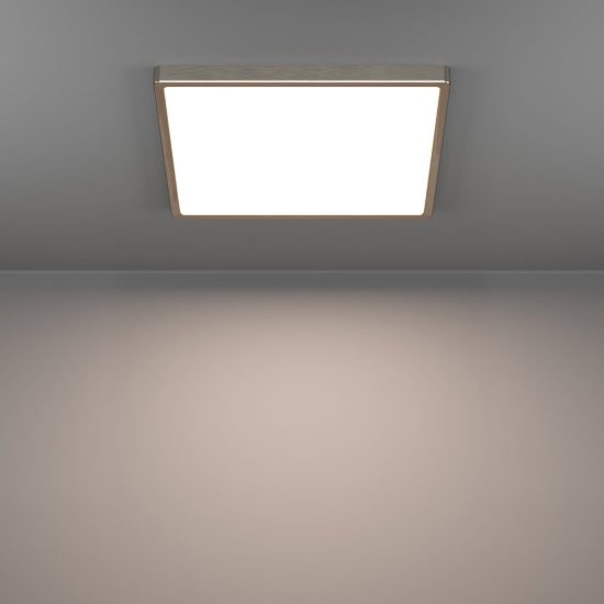 Eglo fueva 6 z plafoniera led 17.8w rgb 2700k 6500k dimmerabile con controllo smart nichel opaco