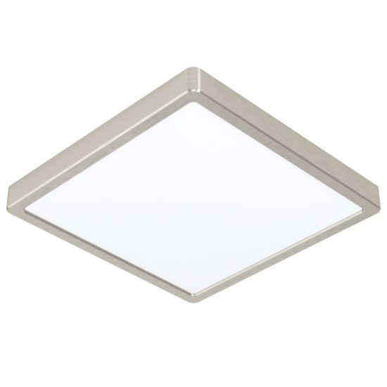 Eglo fueva 6 z plafoniera led 17.8w rgb 2700k 6500k dimmerabile con controllo smart nichel opaco