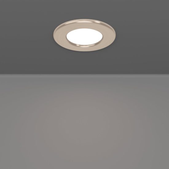Eglo fueva 6 z set 3 faretti da incasso led 8.4w rgb 2700k 6500k dimmerabili con controllo smart nichel opaco per bagno