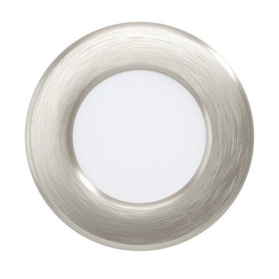 Eglo fueva 6 z set 3 faretti da incasso led 8.4w rgb 2700k 6500k dimmerabili con controllo smart nichel opaco per bagno