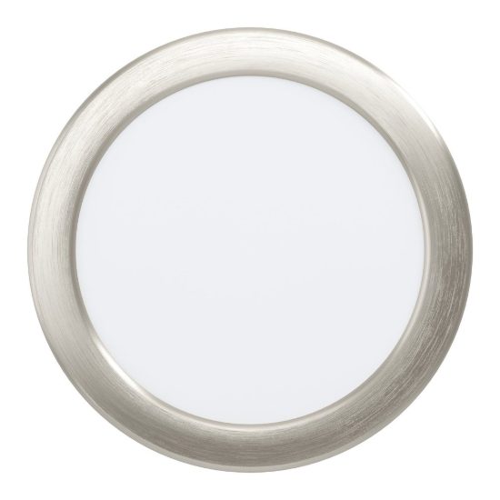 Eglo fueva 6 z pannello da incasso led 9.5w rgb 2700k 6500k dimmerabile nichel opaco per bagno