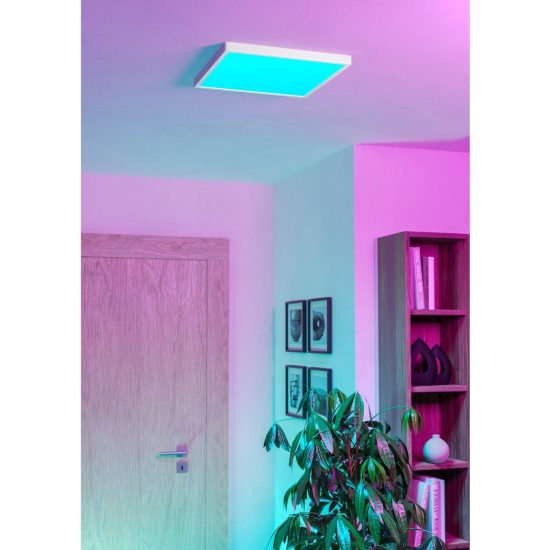 Eglo fueva 6 z plafoniera led 17.8w rgb 2700k 6500k dimmerabile con controllo smart bianca