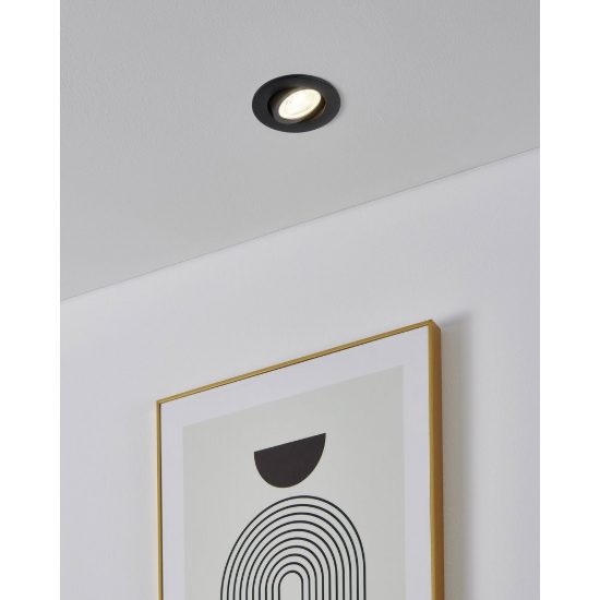 Eglo saliceto z set 3 faretti per cucina neri da incasso led 14.1w rgb 2700k 6500k dimmerabili con controllo smart