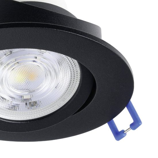 Eglo saliceto z set 3 faretti per cucina neri da incasso led 14.1w rgb 2700k 6500k dimmerabili con controllo smart