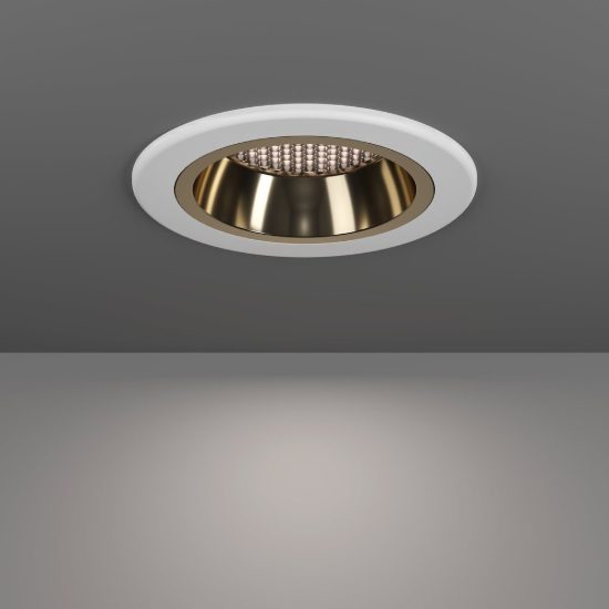 Eglo yebra z faretto da incasso per corridoio bianco e oro led 4.9w rgb 2700k 6500k dimmerabile con controllo smart