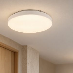 Eglo frania plafoniera led 14.6w 3000k 33cm moderna rotonda bianca