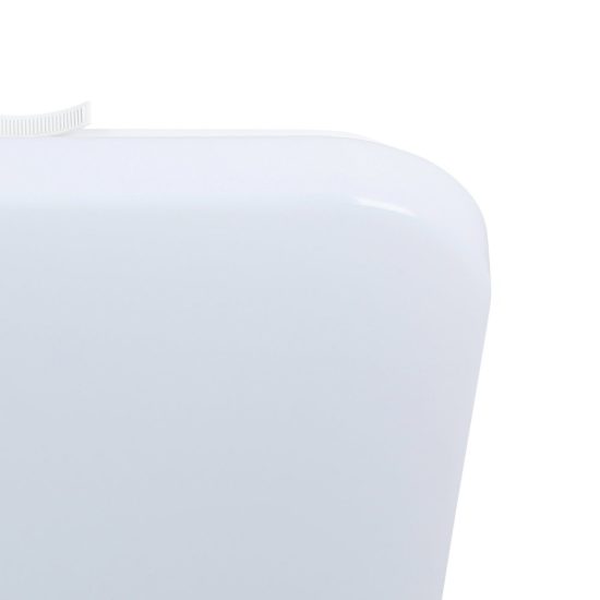 Eglo frania plafoniera led 10w 3000k 28cm moderna quadrata bianca
