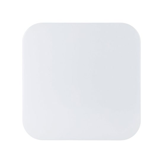 Eglo frania plafoniera led 10w 3000k 28cm moderna quadrata bianca