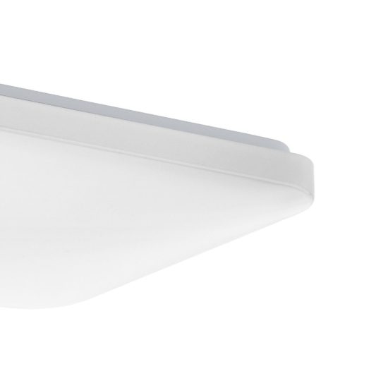 Eglo frania plafoniera led 14.6w 3000k 33cm moderna quadrata bianca