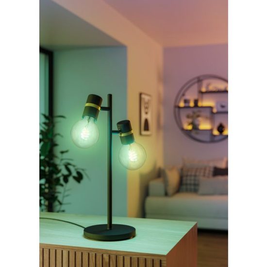 Eglo lampadina connect z lampadina trasparente led 7w rgb 3000k e27 9.5cm dimmerabile