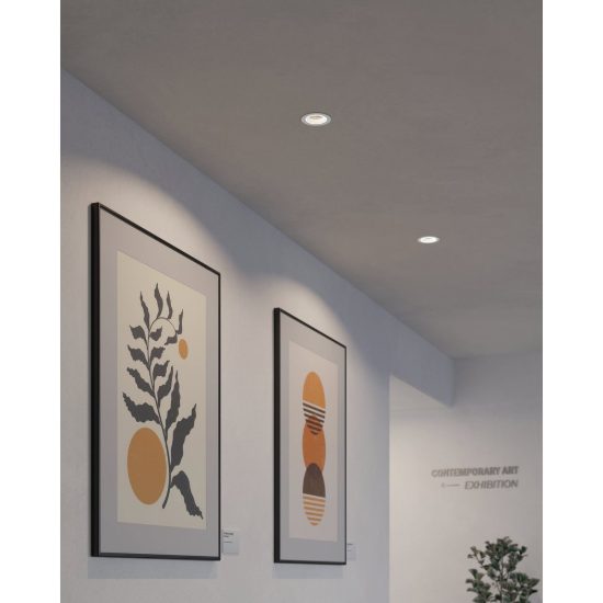 Eglo carosso z faretto rotondo da incasso led 4.7w rgb 2700k 6500k dimmerabile con controllo smart bianco per corridoio