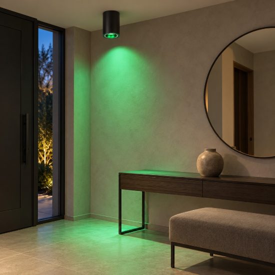 Eglo carosso z faretto per cucina nero da soffitto led 4.9w rgb 2700k 6500k dimmerabile con controllo smart
