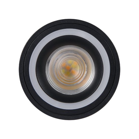 Eglo carosso z faretto per cucina nero da soffitto led 4.9w rgb 2700k 6500k dimmerabile con controllo smart