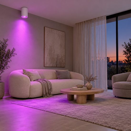 Eglo carosso z faretto da soffitto led 4.9w rgb 2700k 6500k dimmerabile con controllo smart per cucina bianco