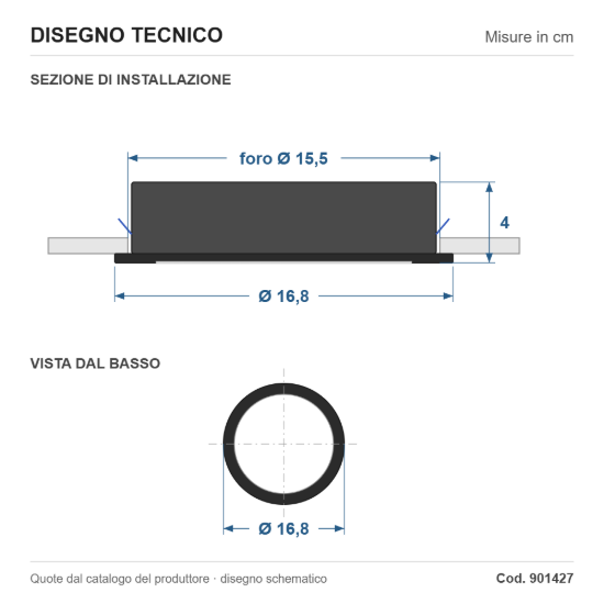 Eglo fueva 6 z faretto per bagno nero da incasso led 9.5w rgb 2700k 6500k dimmerabile con controllo smart