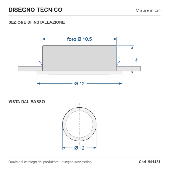 Eglo fueva 6 z faretto da incasso led 5w rgb 2700k 6500k dimmerabile con controllo smart bianco per cucina