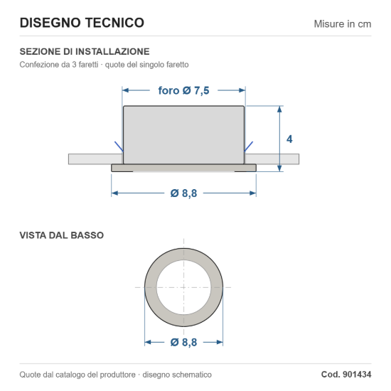Eglo fueva 6 z set 3 faretti da incasso led 8.4w rgb 2700k 6500k dimmerabili con controllo smart nichel opaco per bagno