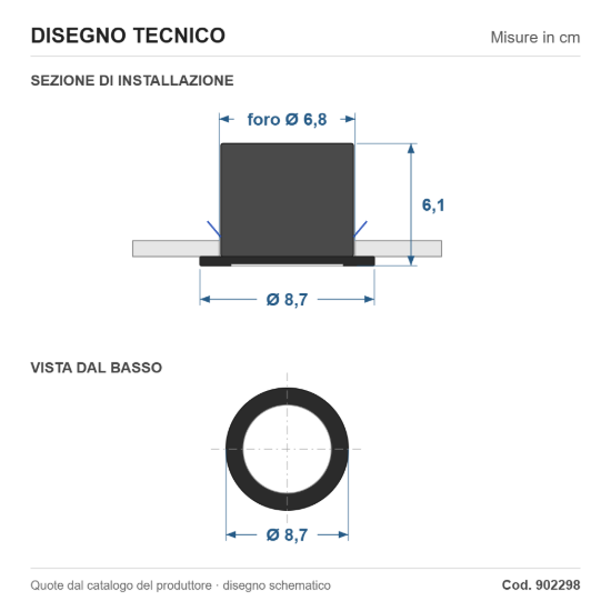 Eglo yebra z faretto da incasso nero e argento per corridoio led 4.9w rgb 2700k 6500k dimmerabile con controllo smart