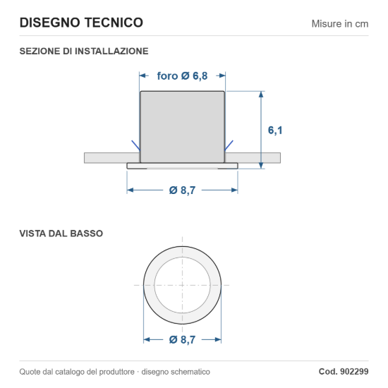 Eglo yebra z faretto da incasso per corridoio bianco e oro led 4.9w rgb 2700k 6500k dimmerabile con controllo smart