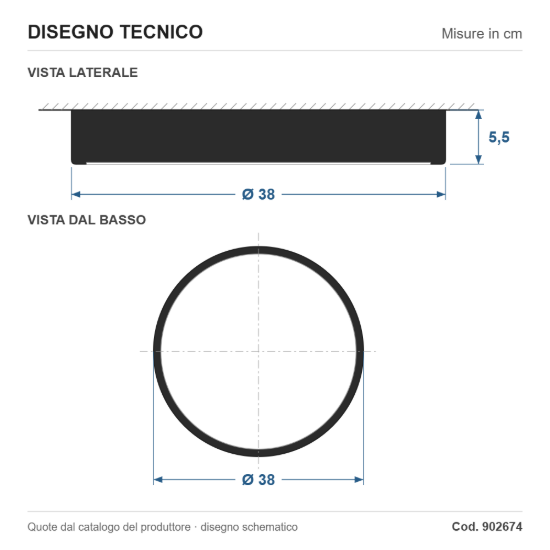 Eglo pitrignani z plafoniera led 20w rgb 2700k 6500k dimmerabile nero opaco