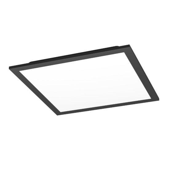 Eglo moradillo z plafoniera nera led 14w rgb 2700k 6500k dimmerabile con controllo smart