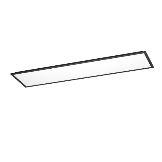 Eglo moradillo z plafoniera nera led 34w rgb 2700k 6500k dimmerabile con controllo smart
