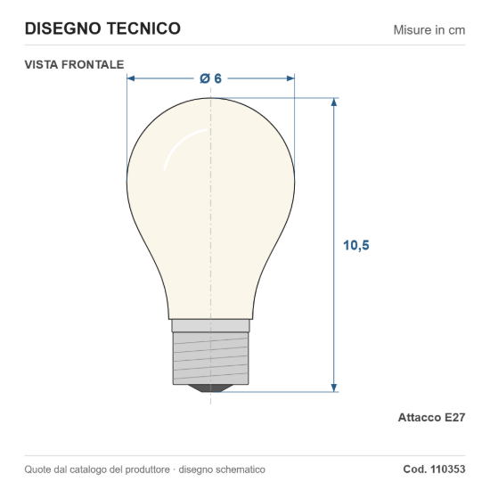 Eglo lampadina connect z lampadina opalino led 7w rgb 3000k e27 dimmerabile