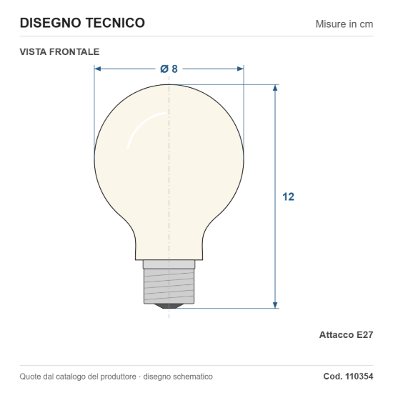 Eglo connect z lampadina led 7w rgb 3000k e27 8cm dimmerabile con controllo smart