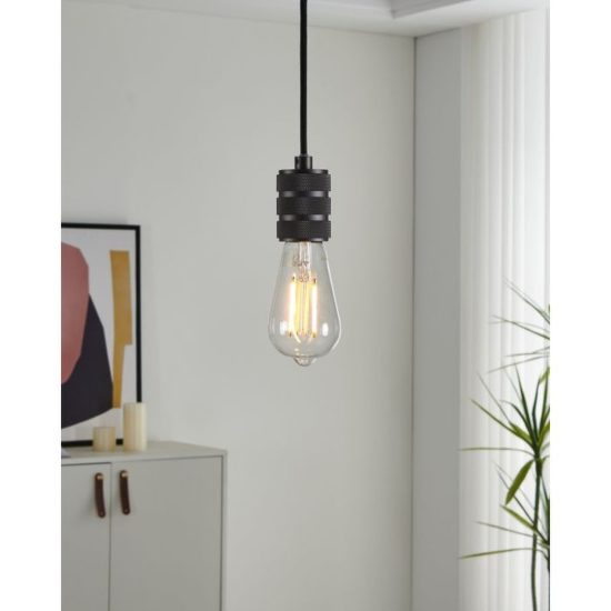 Eglo connect z lampadina trasparente led 8w cct 2200k 6500k e27 6.4cm h14cm dimmerabile