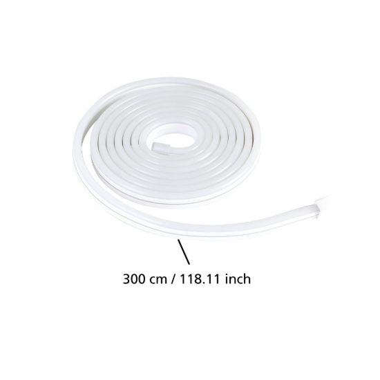 Striscia led bianca per ingresso dimmerabile con telecomando 300cm 20w rgb 3000k 6500k