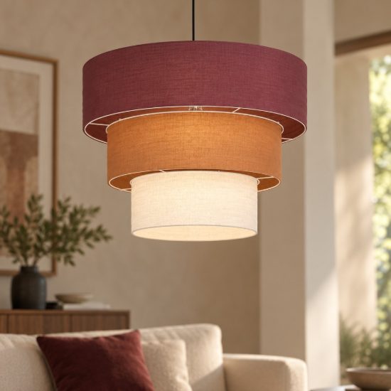 Eglo parogno lampadario moderno per sala da pranzo cilindro nero a sospensione