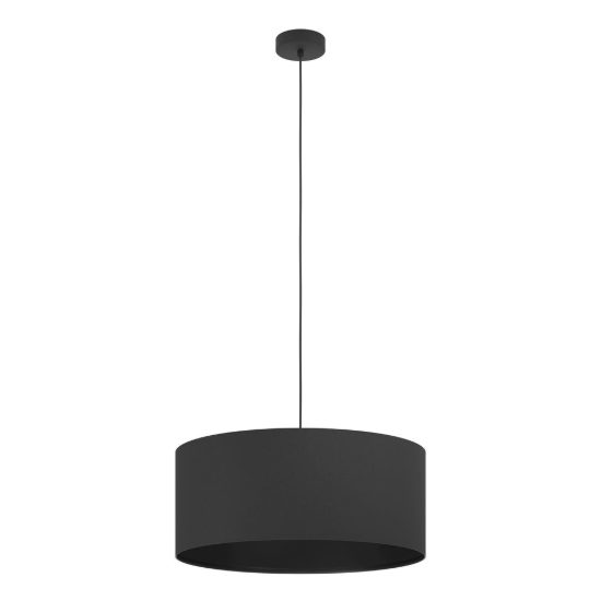 Eglo maserlo 1 lampadario moderno per sala da pranzo nero a sospensione