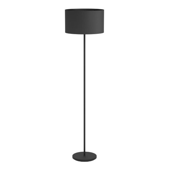 Eglo maserlo 1 piantana moderna per soggiorno cilindro nera